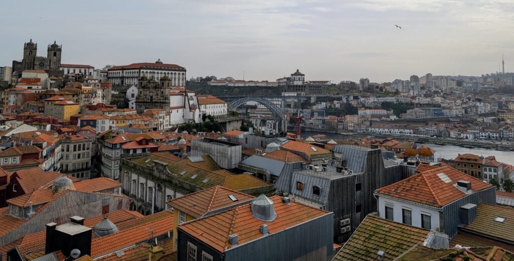 Sé catedral do Porto vista do Miradouro da Vitória